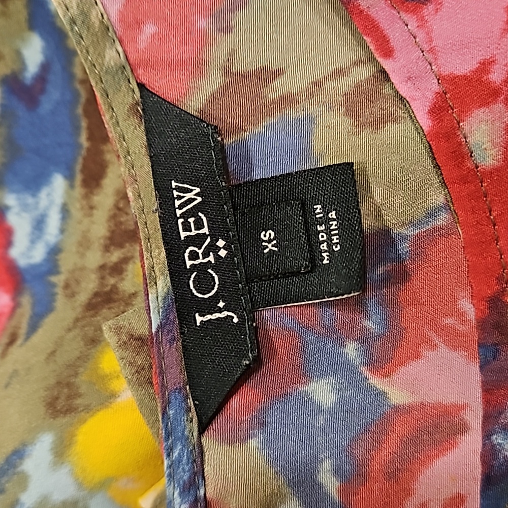 J Crew Floral Blouse - Picture 6 of 7